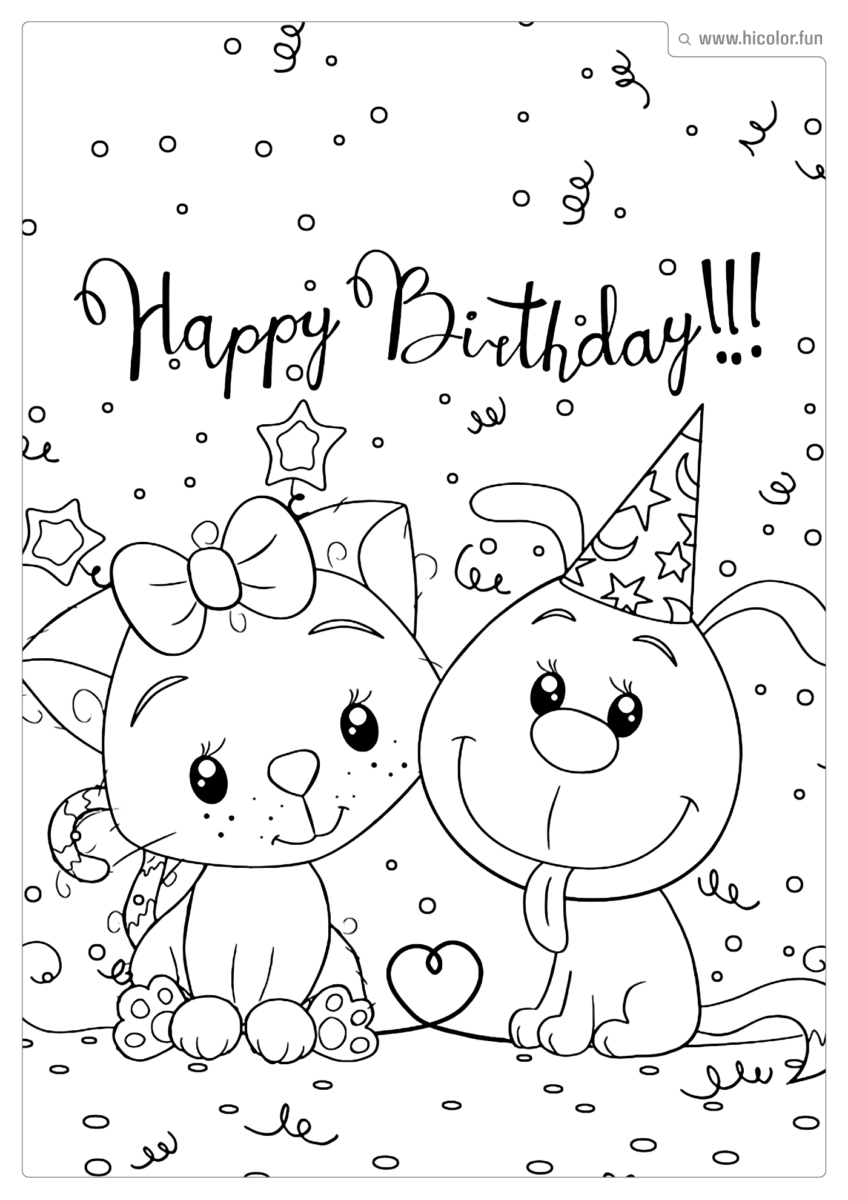 ANIMAIS FOFOS PARA PINTAR