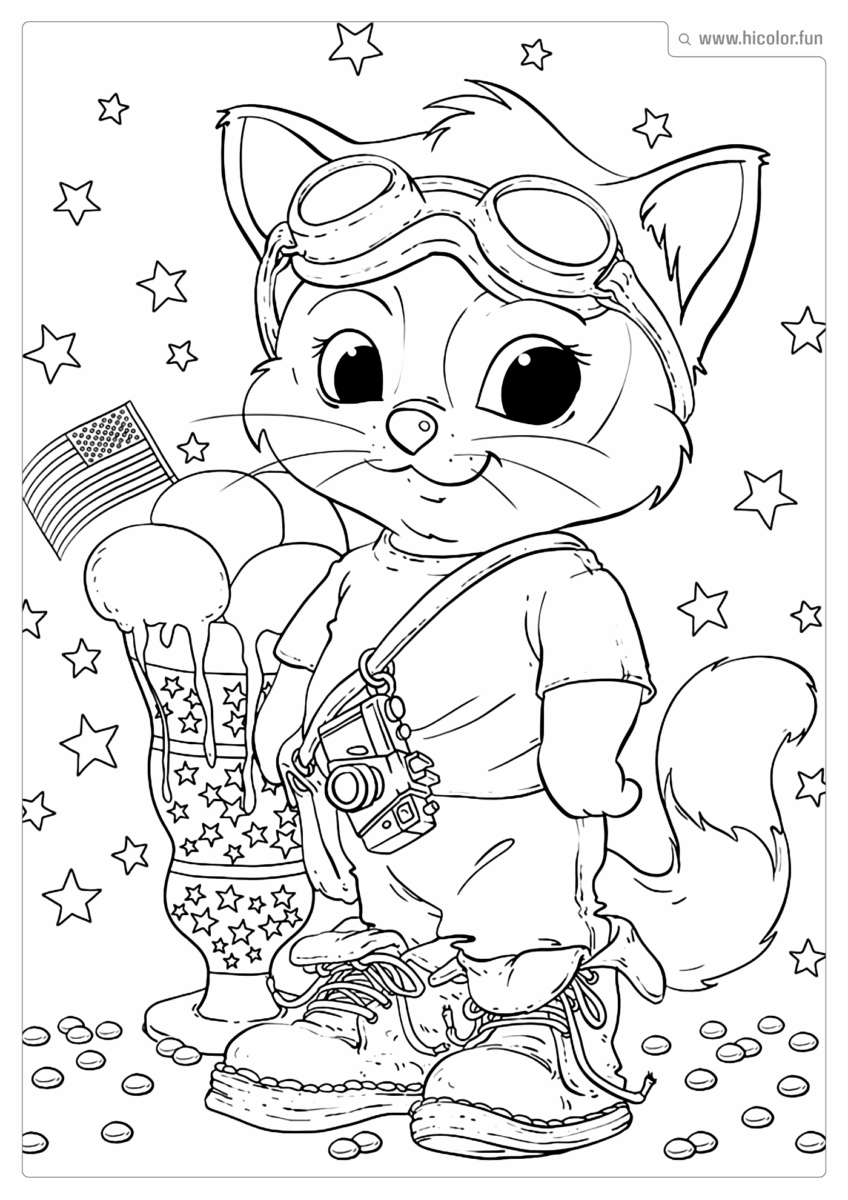 ANIMAIS PARA COLORIR GATO