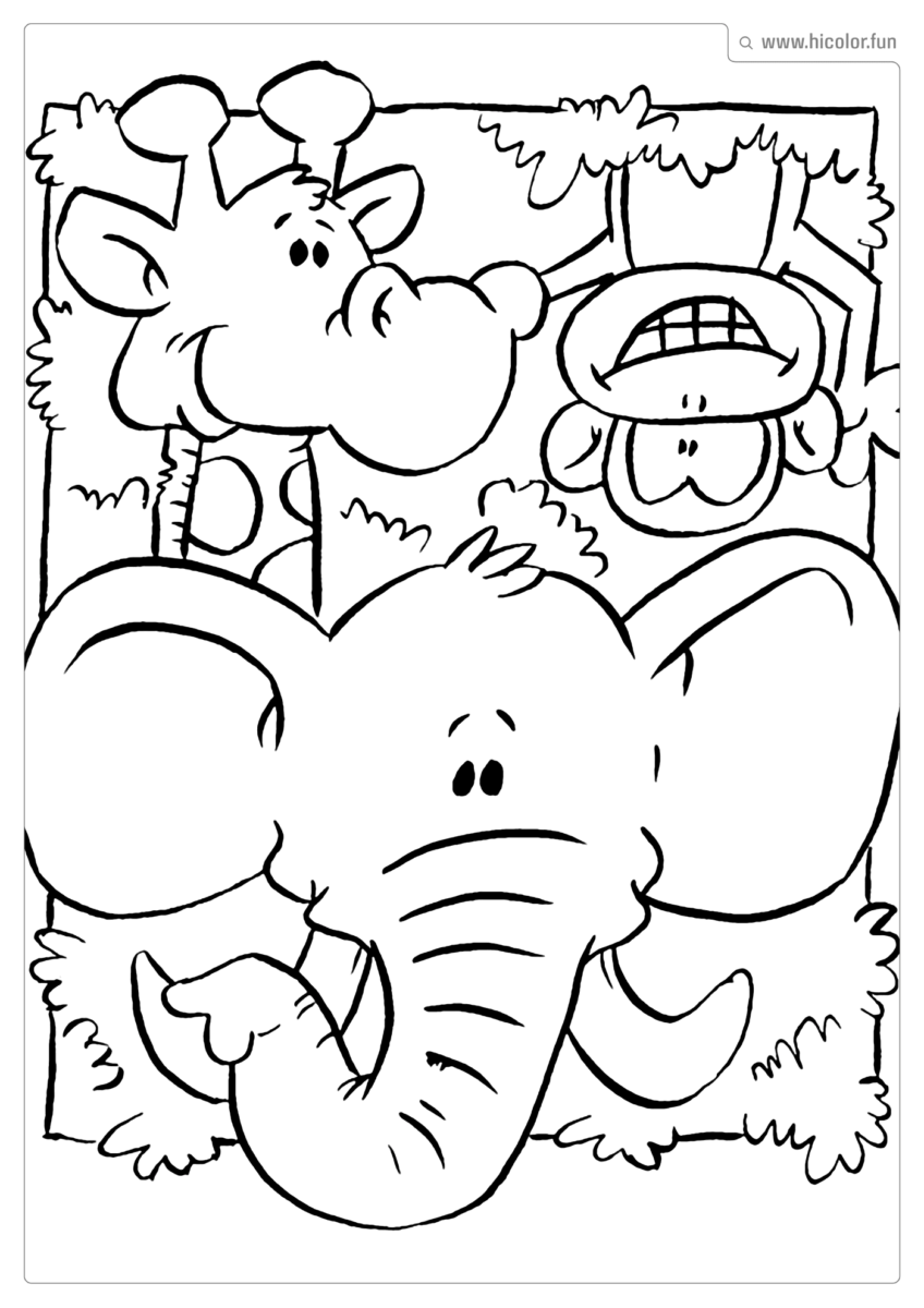 ANIMAIS PARA IMPRIMIR E COLORIR