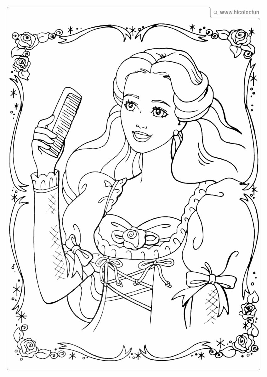 BARBIE DESENHO PARA IMPRIMIR