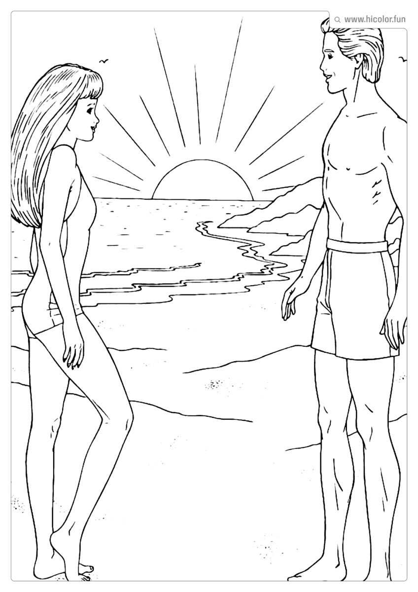 BARBIE PARA PINTAR E IMPRIMIR