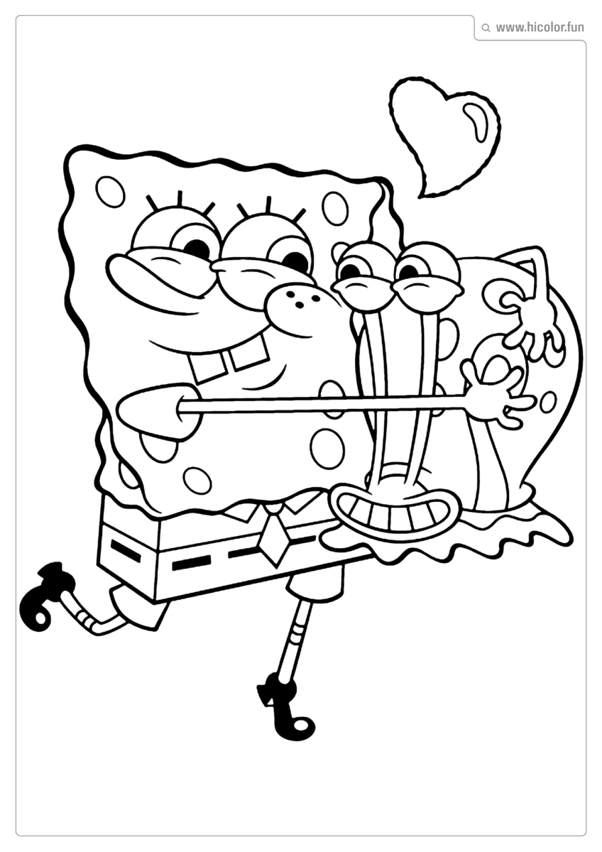 BOB ESPONJA DE COLORIR