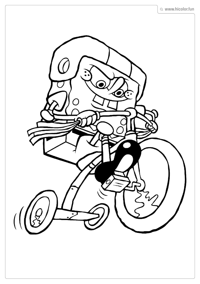 BOB ESPONJA PARA COLORIR E PINTAR