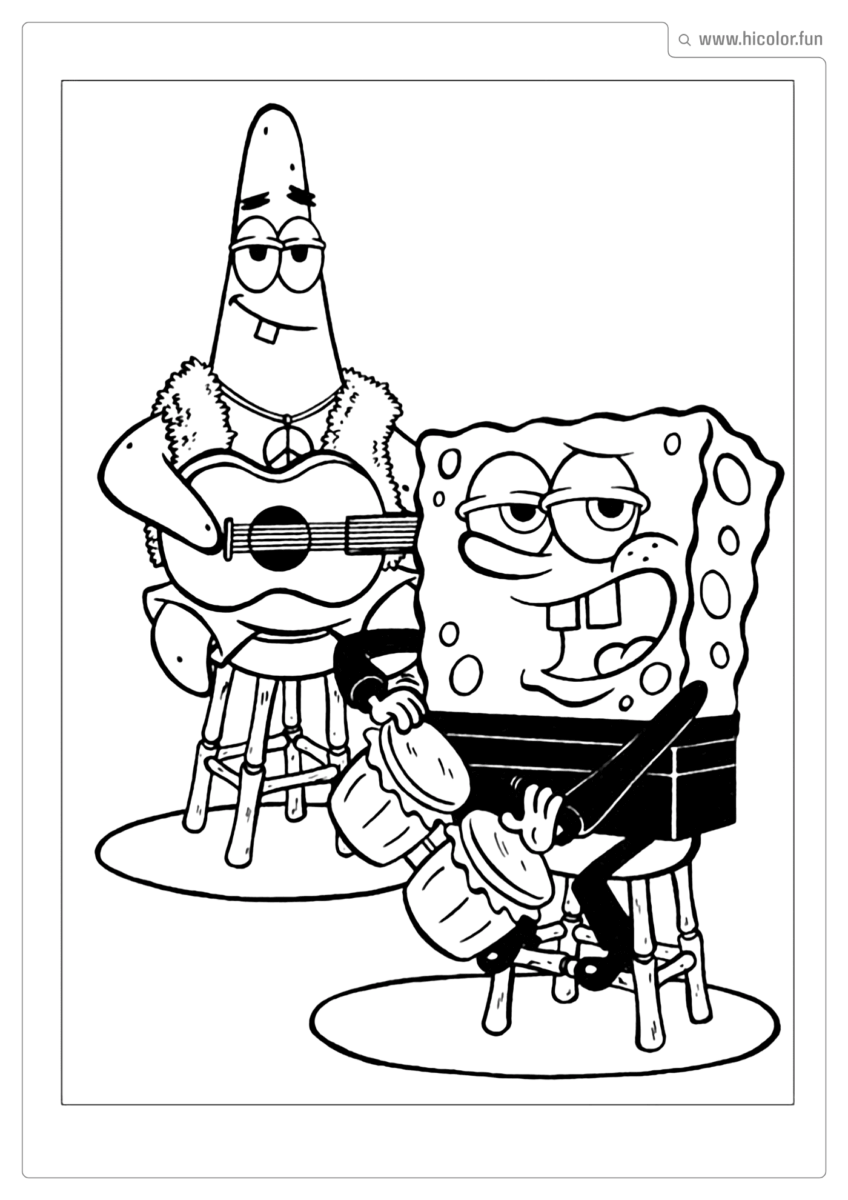 BOB ESPONJA PARA COLORIR