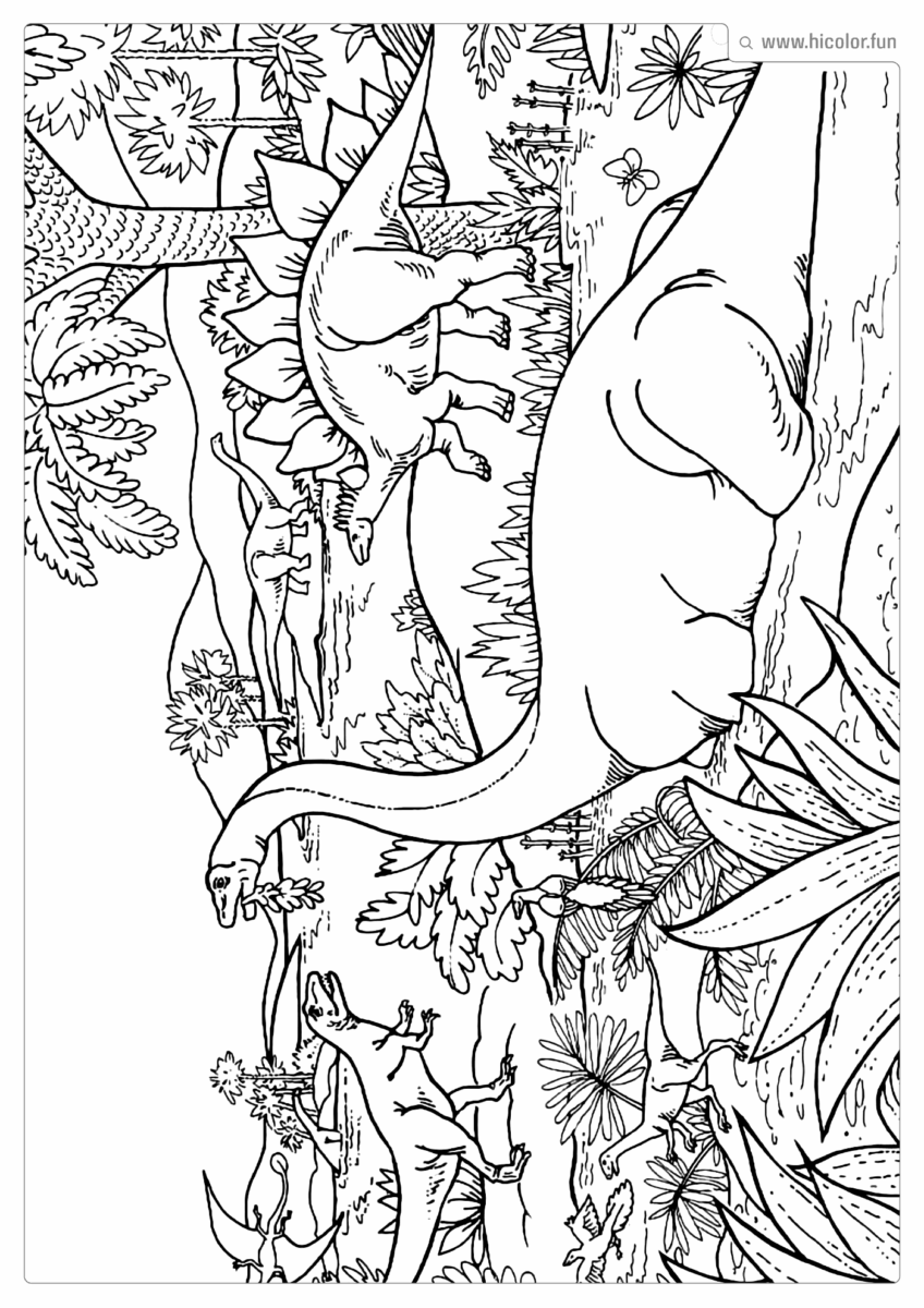 BRAQUIOSSAURO PARA COLORIR