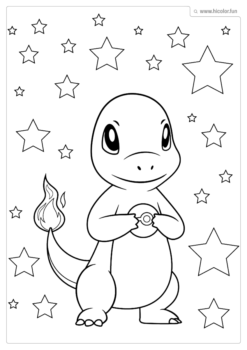 CHARMANDER COLORIR