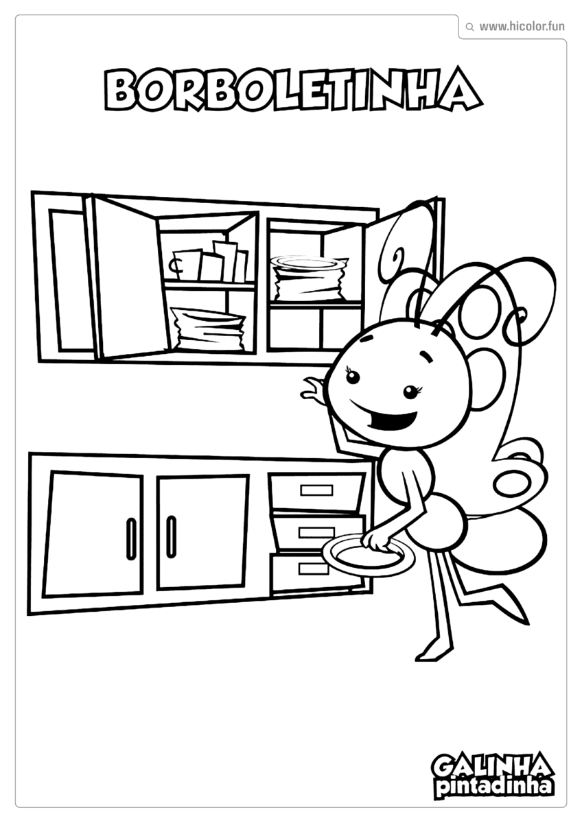 COLORINDO COM A GALINHA PINTADINHA