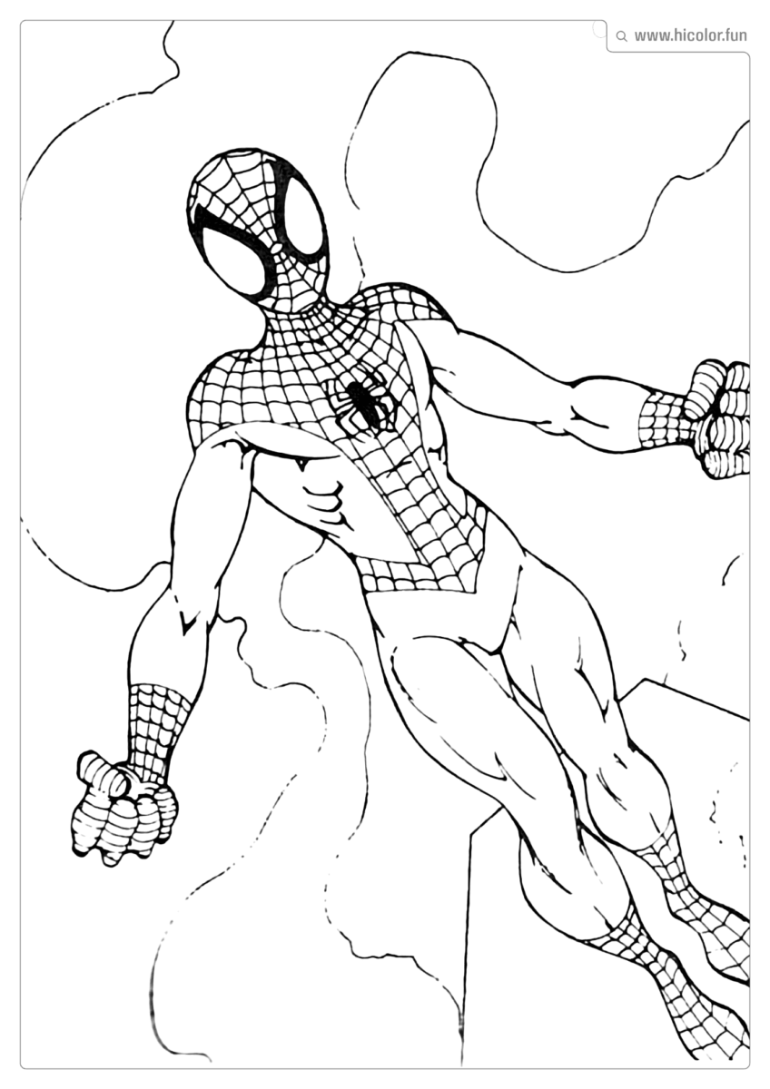 COLORINDO HOMEM ARANHA