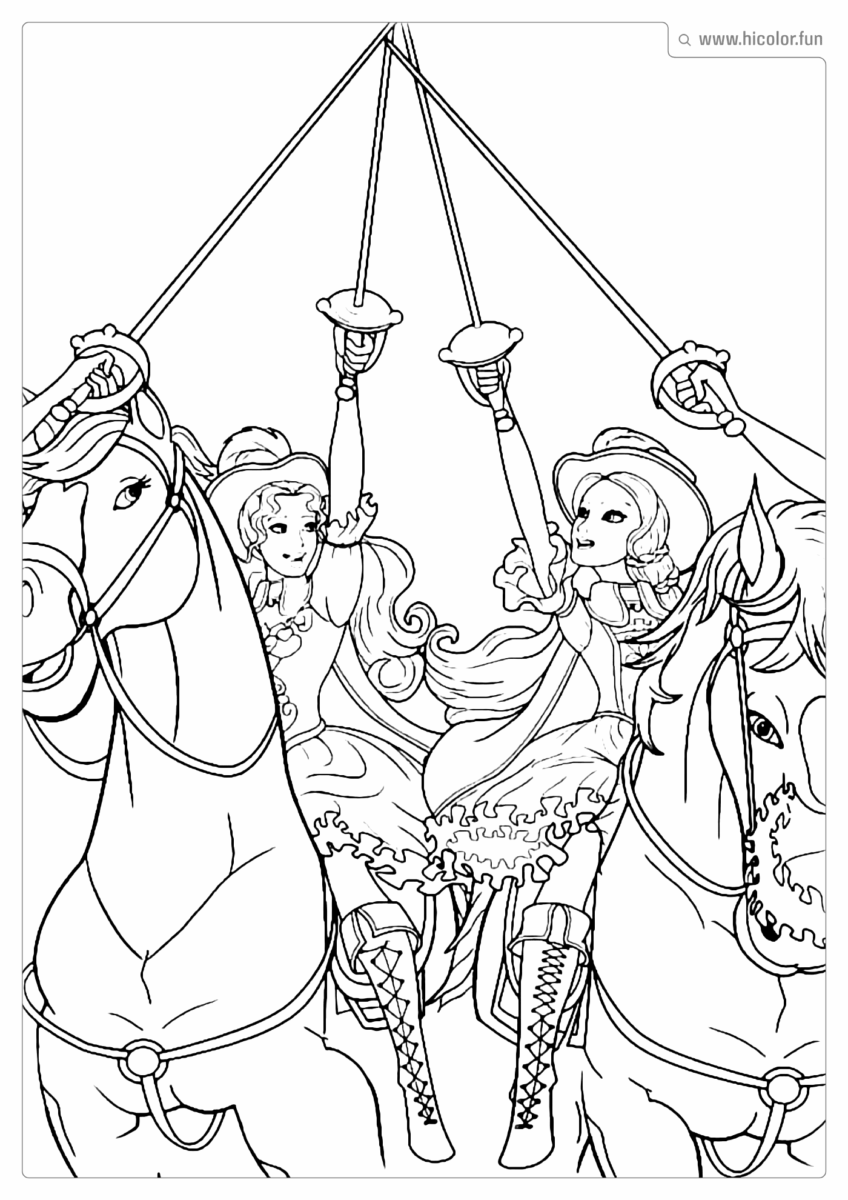 COLORIR DESENHO DA BARBIE