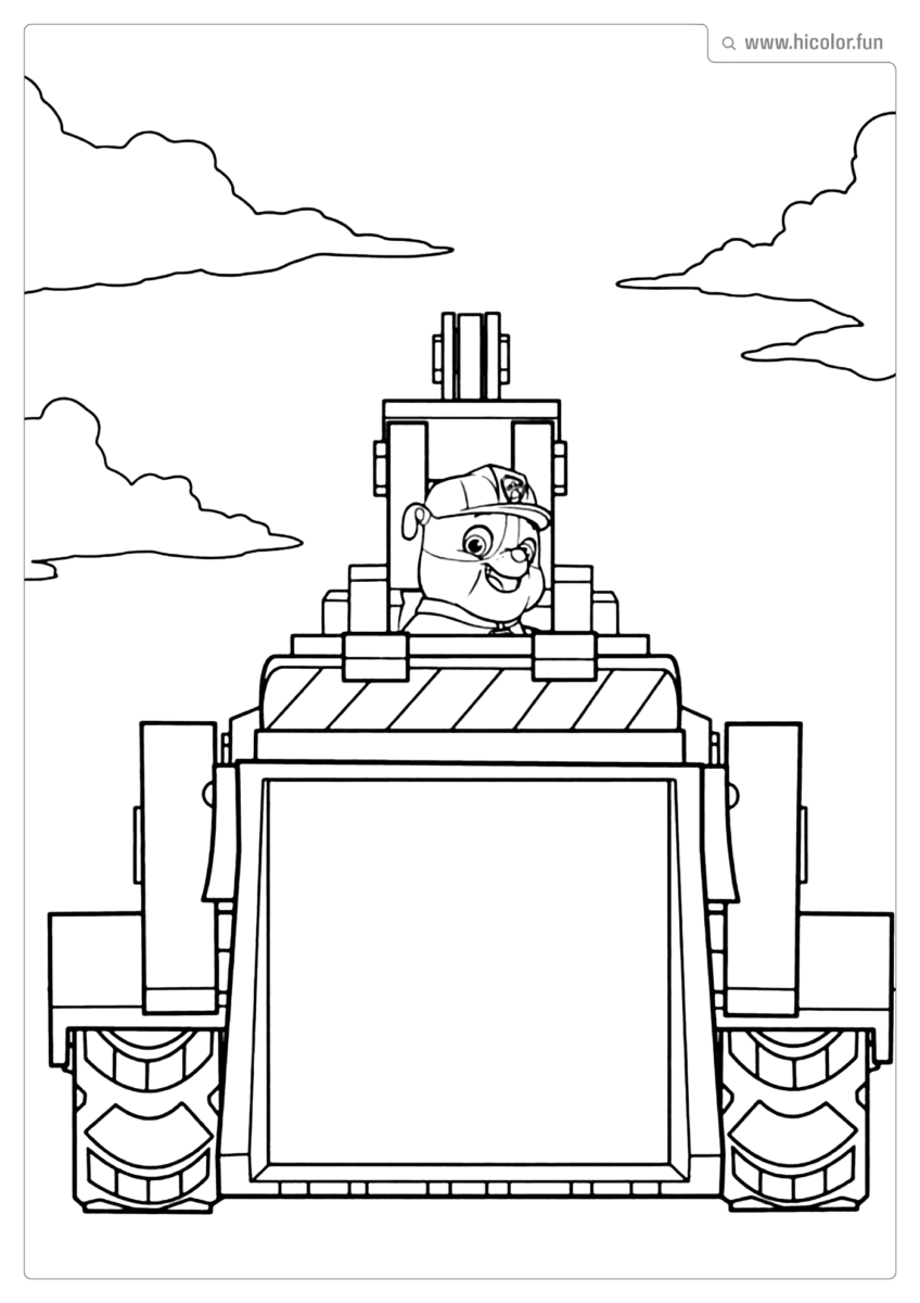 COLORIR DESENHO DA PATRULHA CANINA