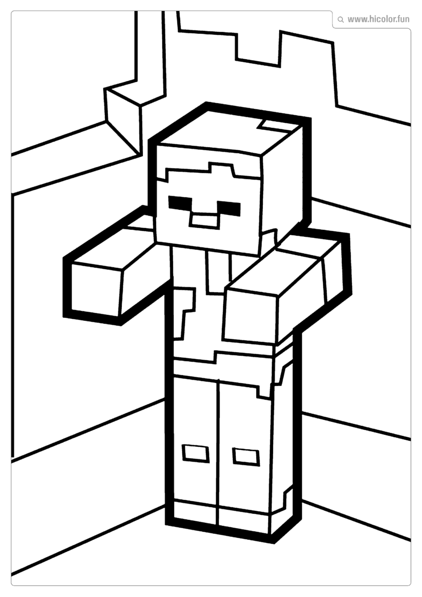COLORIR DO MINECRAFT ENDERMAN
