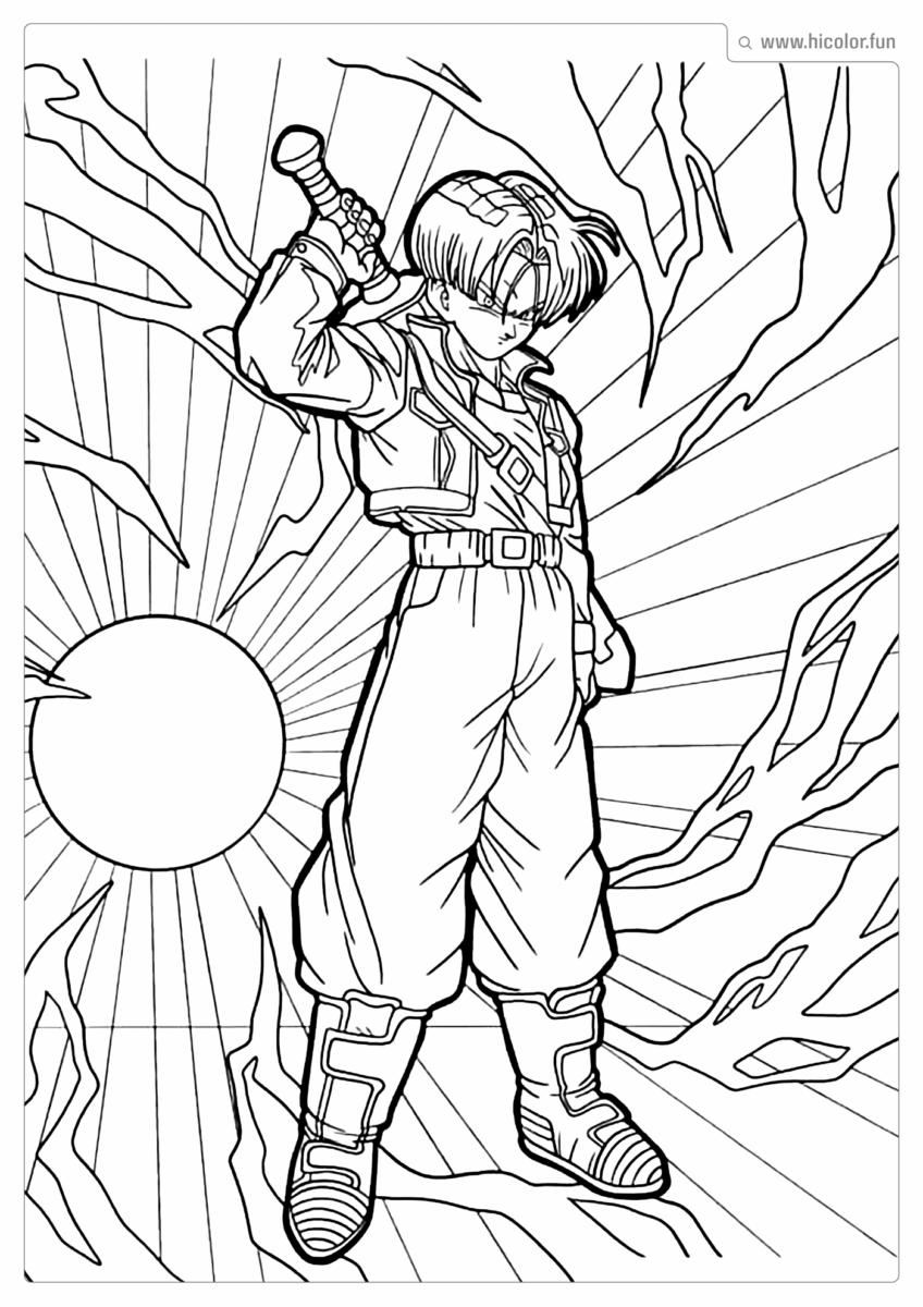 COLORIR DRAGON BALL Z