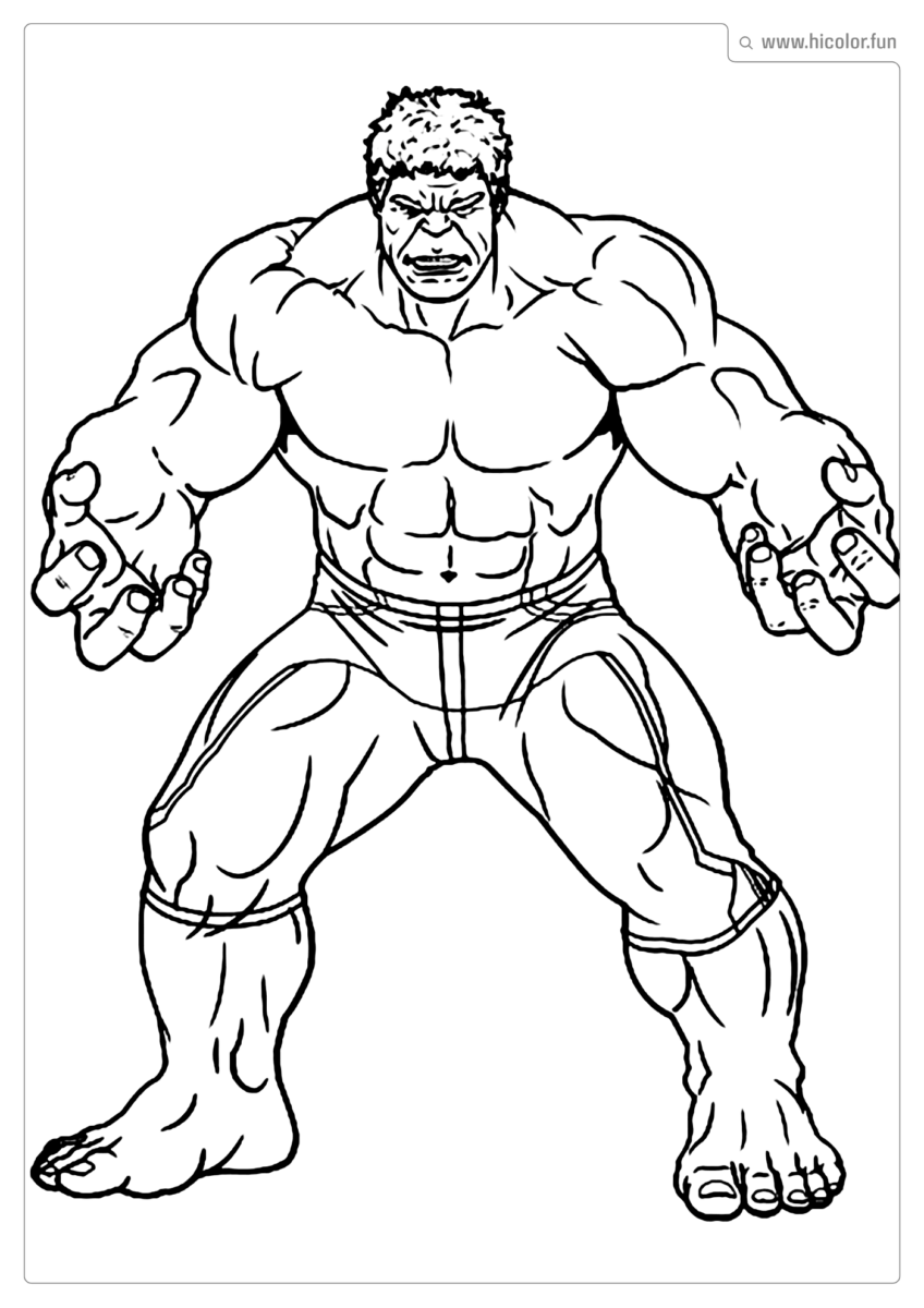 COLORIR HULK