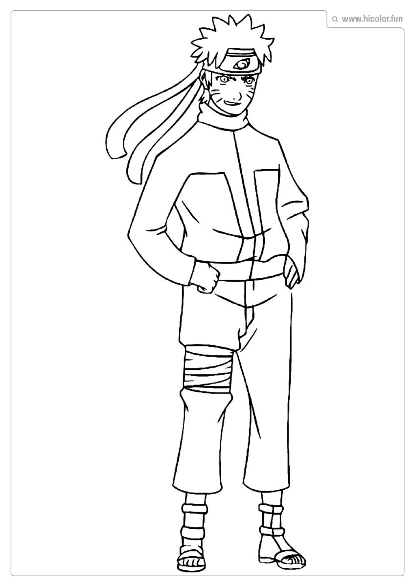 COLORIR NARUTO