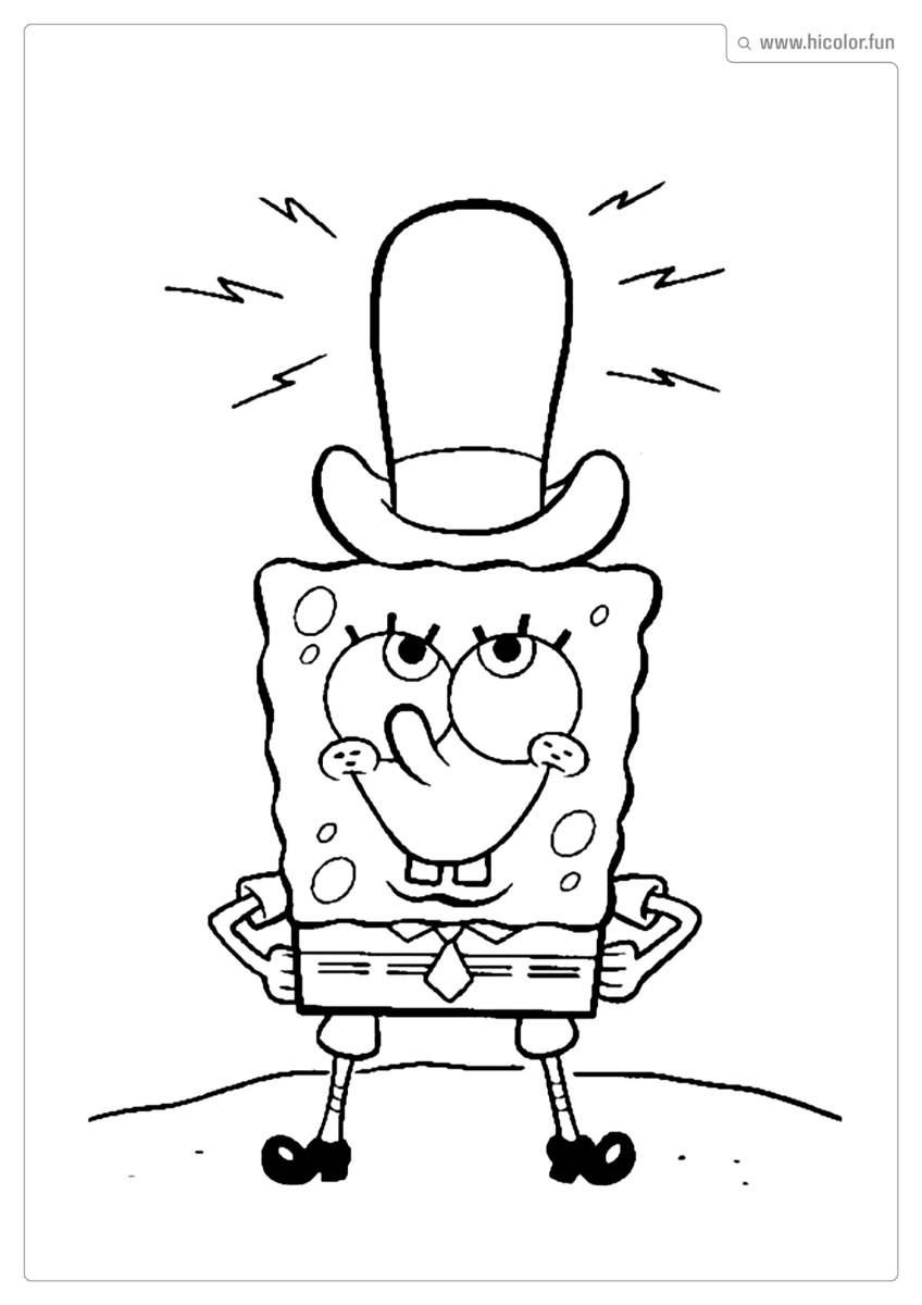 COLORIR O BOB ESPONJA