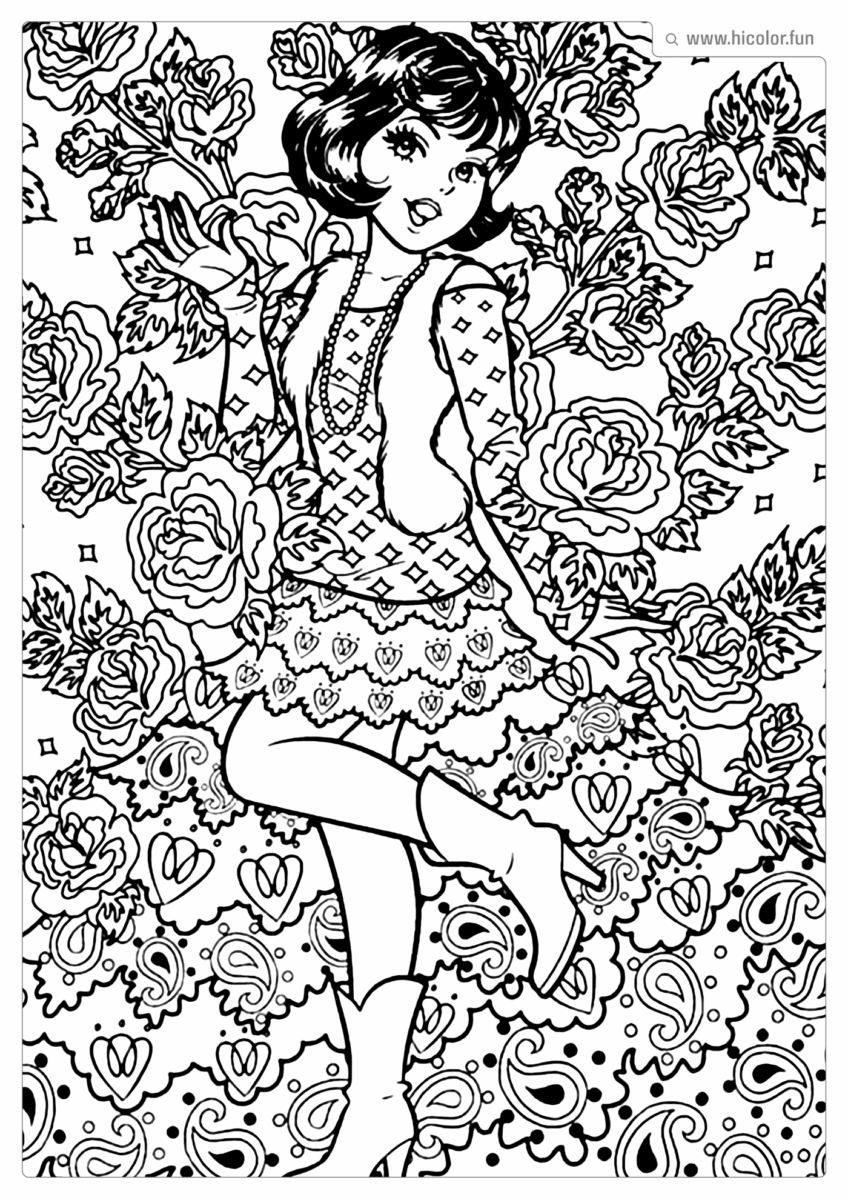 COLORIR TURMA DA MONICA JOVEM MAGALI