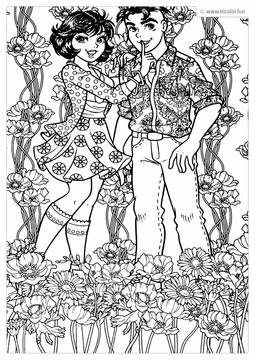 COLORIR TURMA DA MONICA JOVEM