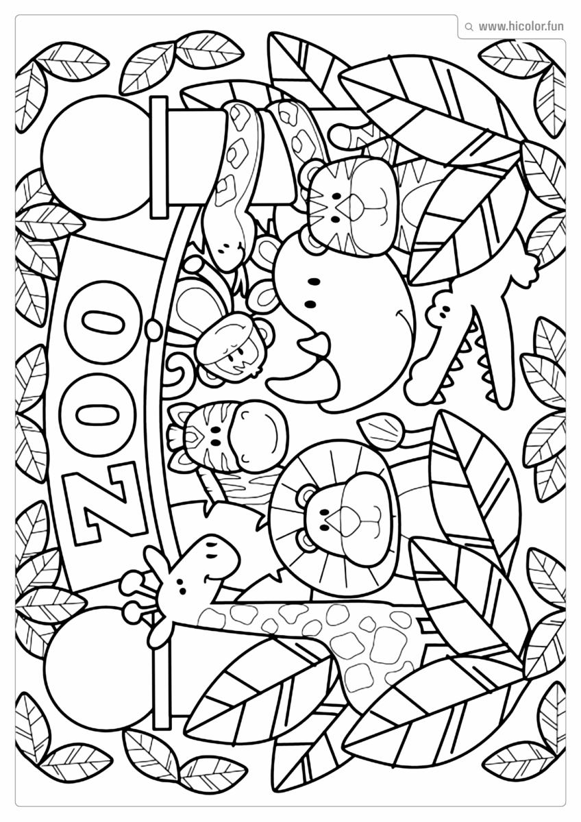 DESENHO ANIMAIS COLORIR