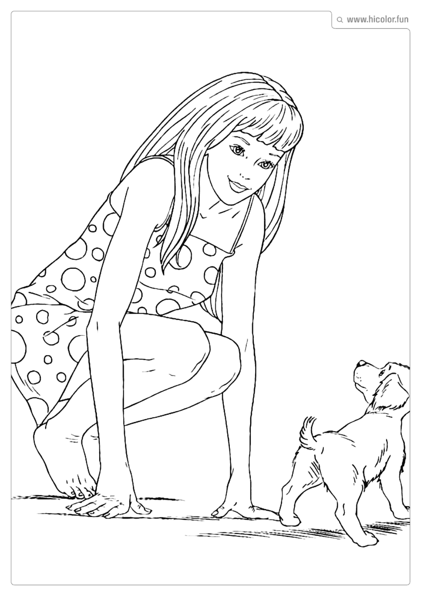 DESENHO BARBIE PARA COLORIR