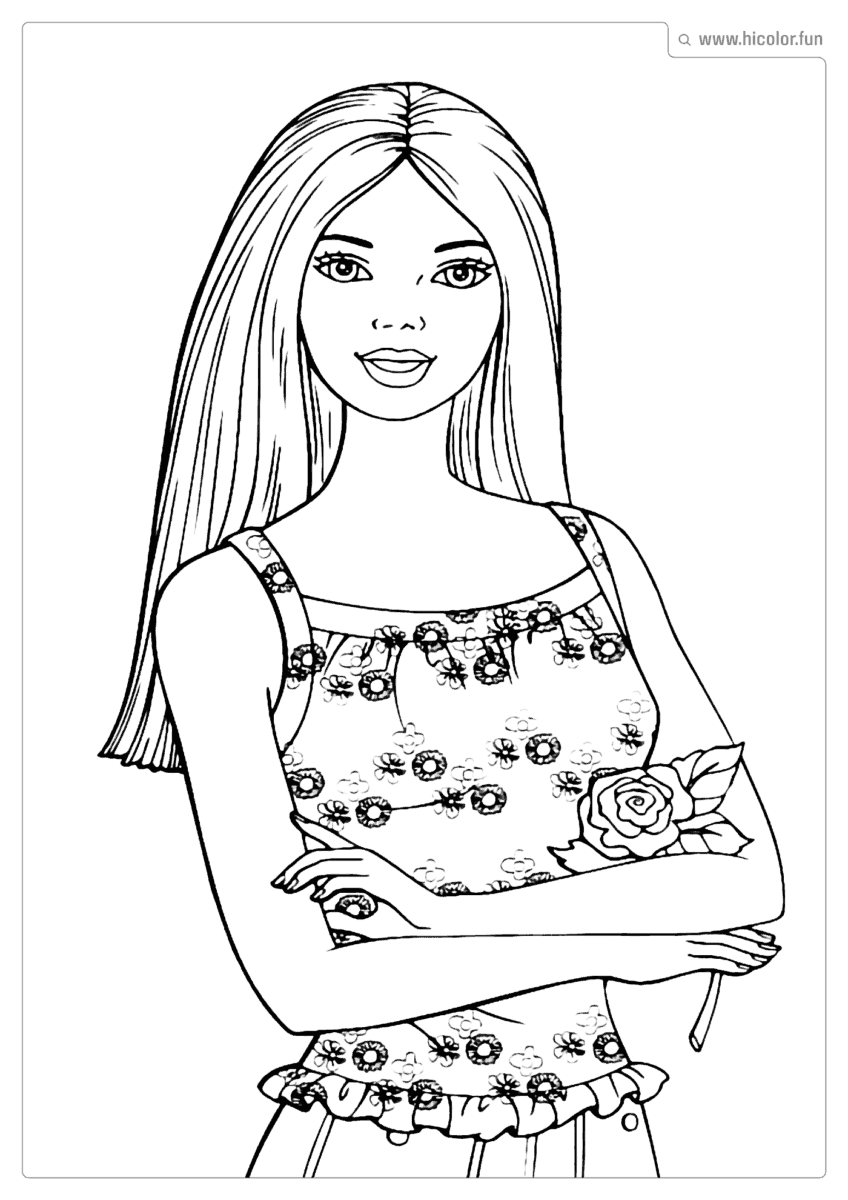 DESENHO BARBIE PARA IMPRIMIR