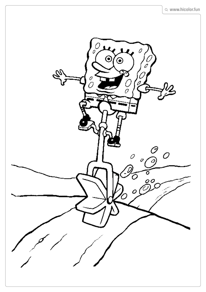 DESENHO BOB ESPONJA PARA IMPRIMIR