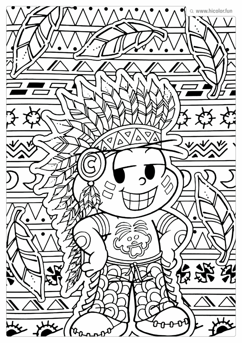 DESENHO CEBOLINHA PARA COLORIR