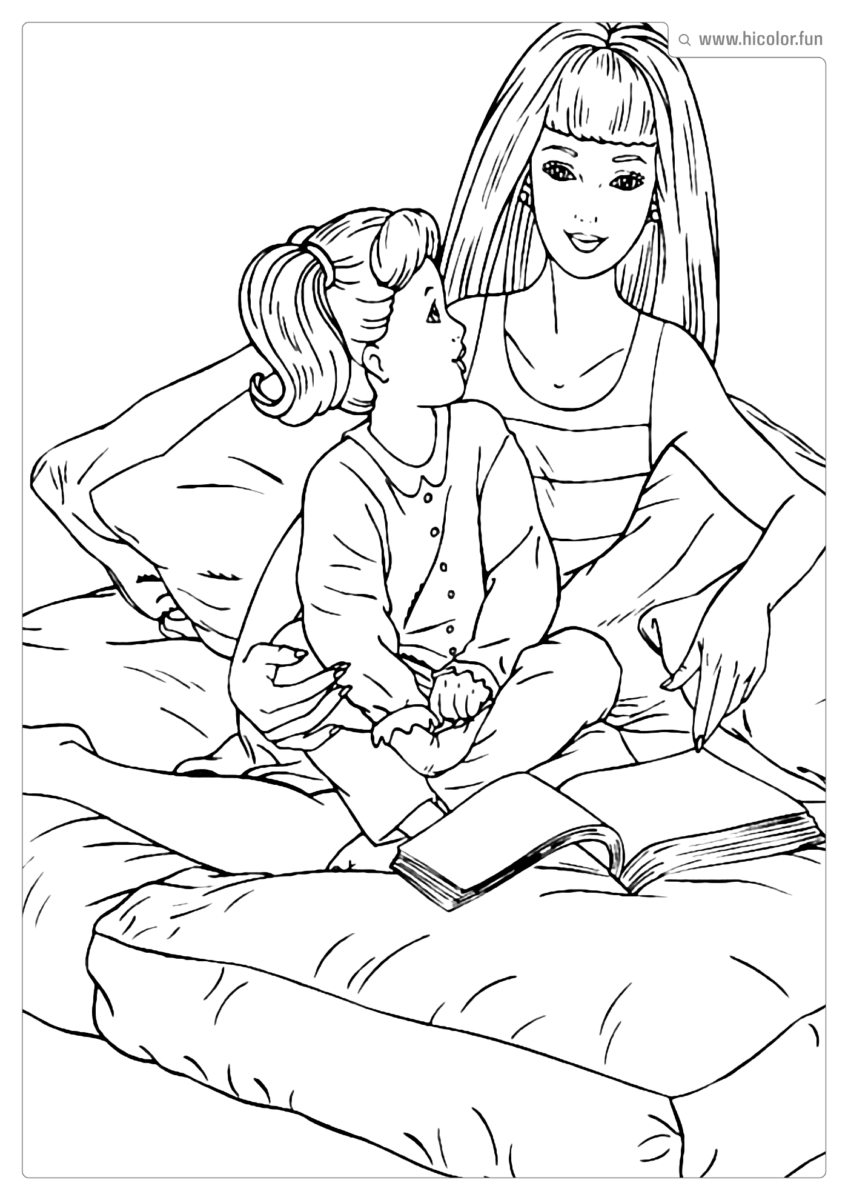 DESENHO COLORIR BARBIE