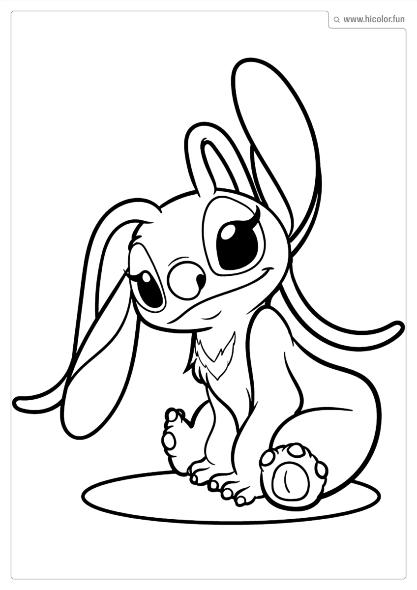 DESENHO DA ANGEL PARA COLORIR