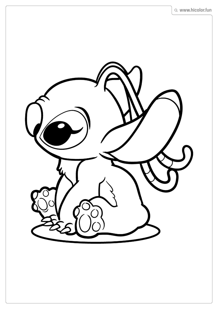 DESENHO DA ANGEL PARA PINTAR