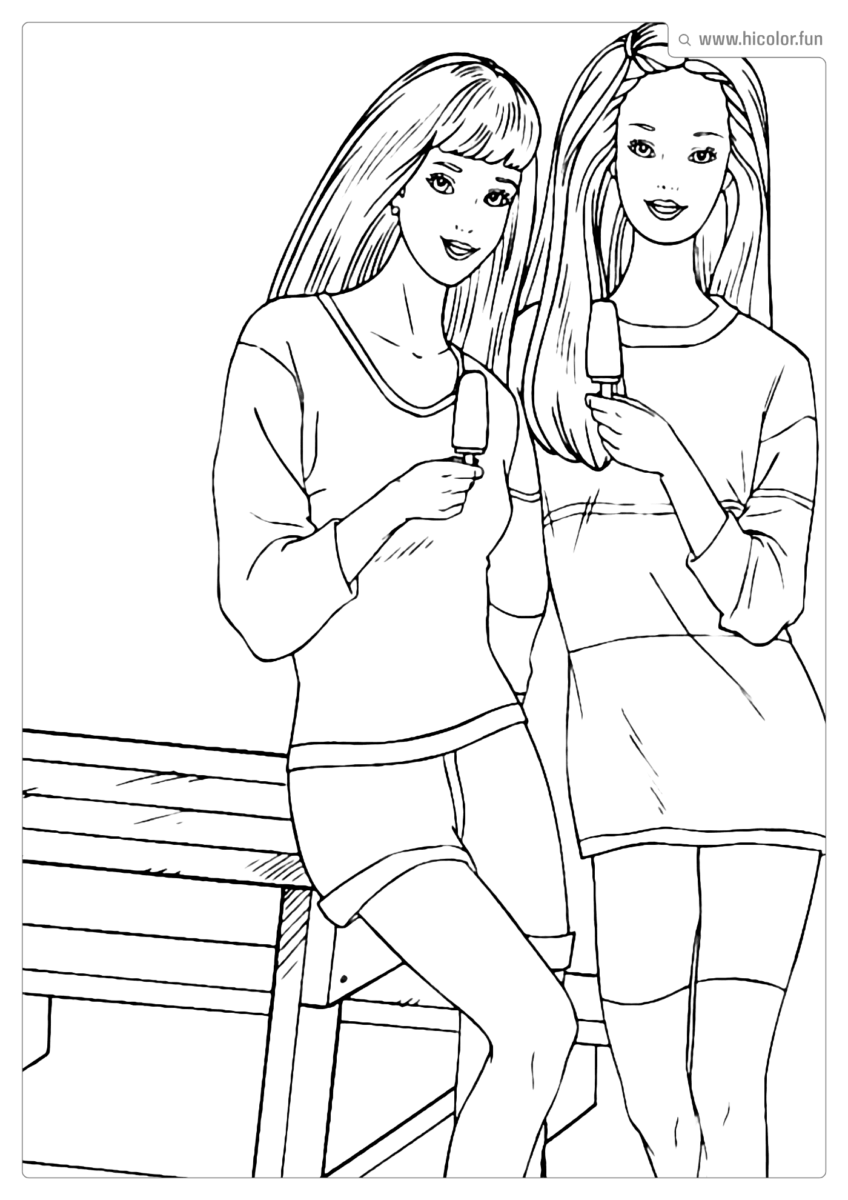 DESENHO DA BARBIE PARA IMPRIMIR