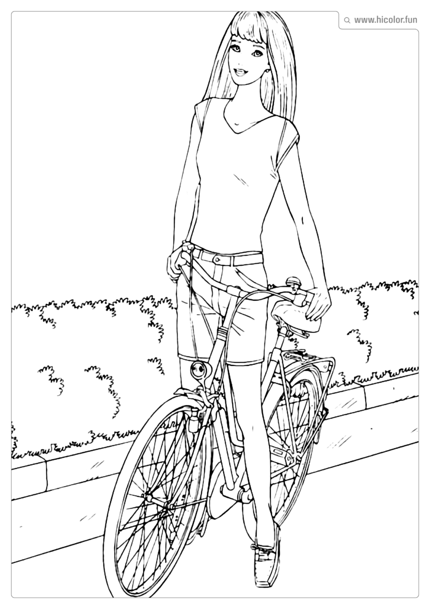 DESENHO DA BARBIE SEREIA PARA COLORIR