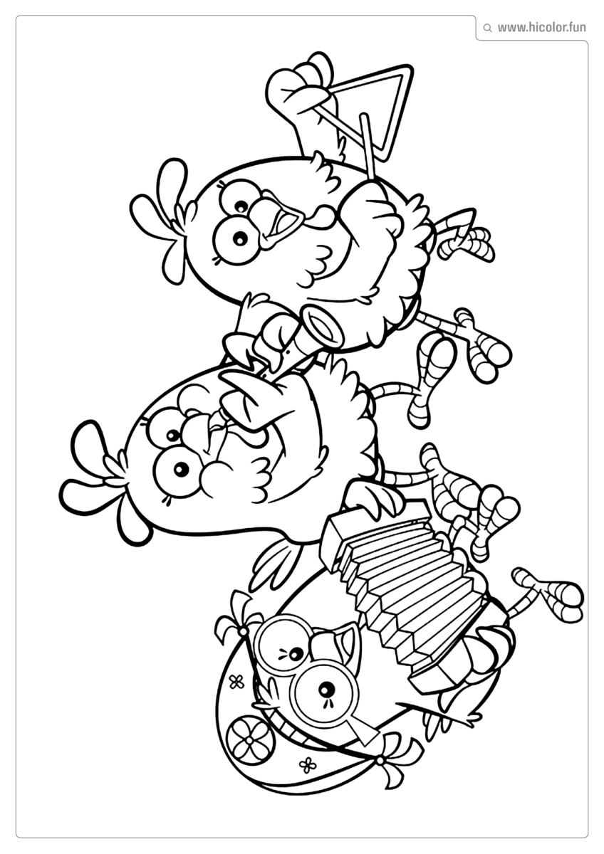 DESENHO DA GALINHA PINTADINHA PARA IMPRIMIR