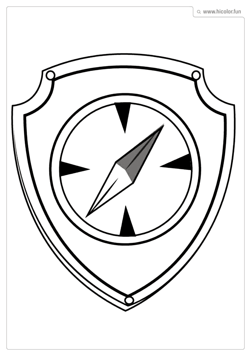 DESENHO DA PATRULHA CANINA PARA COLORIR