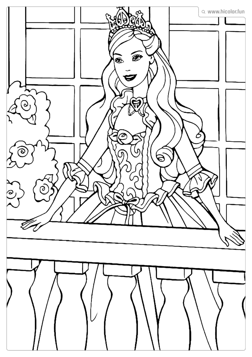 DESENHO DE BARBIE PARA IMPRIMIR