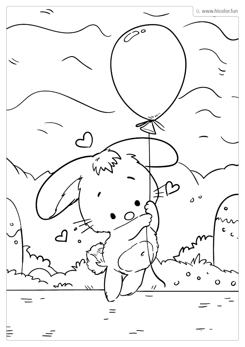 DESENHO DE COELHO PARA PINTURA