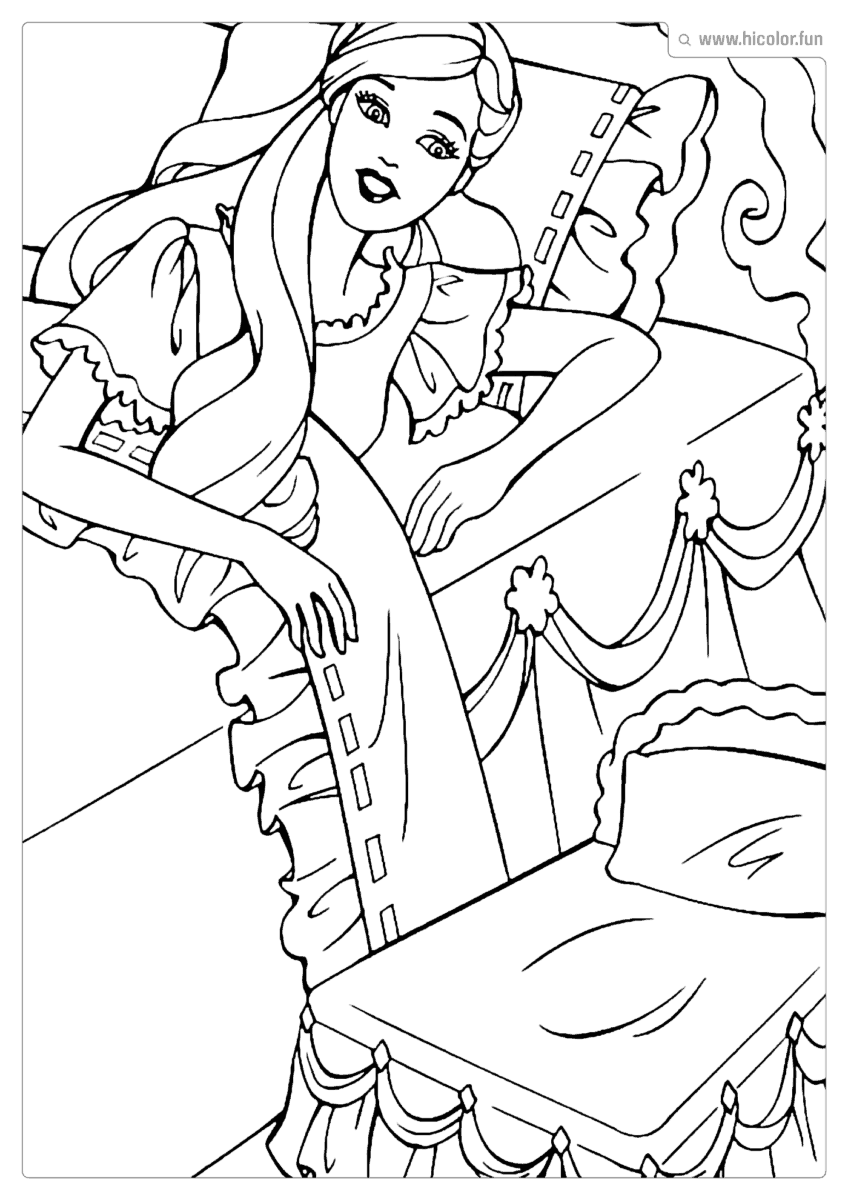 DESENHO DE COLORIR BARBIE