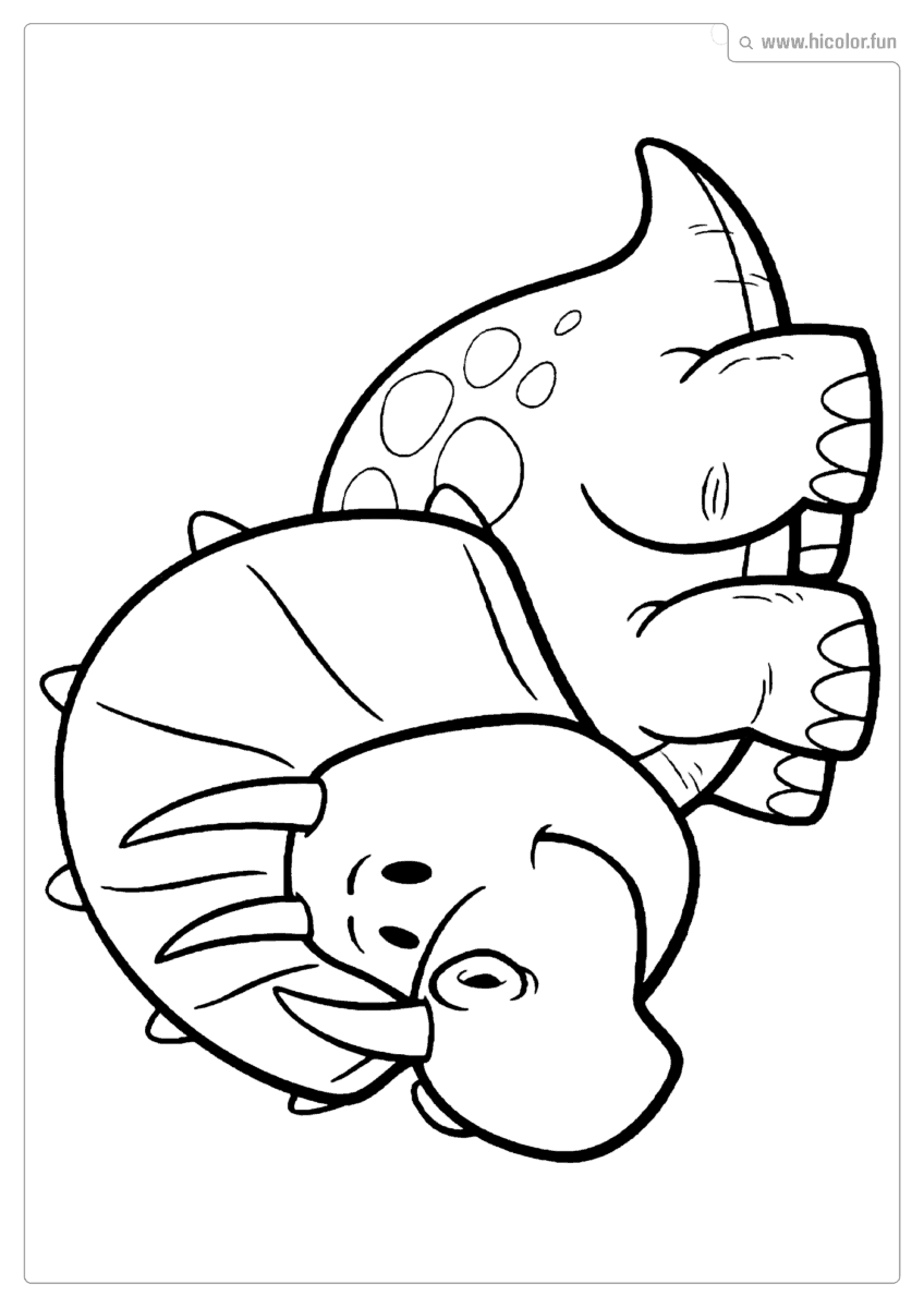 DESENHO DE DINOSSAURO PARA COLORIR TRICERATOPE DESENHO PARA IMPRIMIR