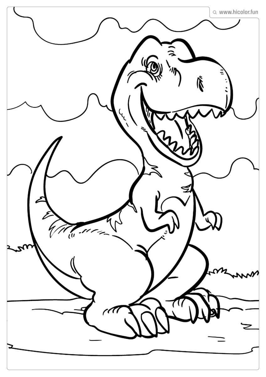 DESENHO DE DINOSSAUROS PARA IMPRIMIR