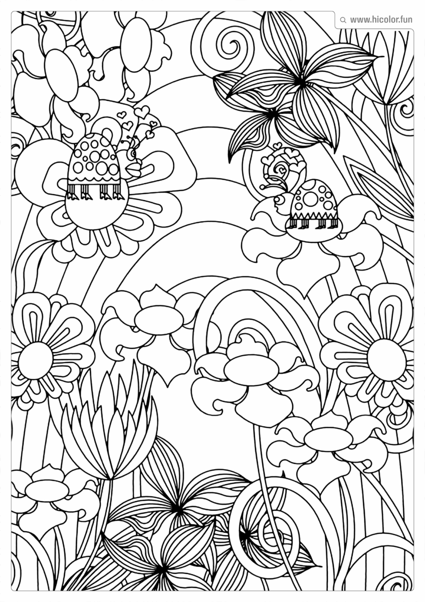 DESENHO DE FLOR PARA COLORIR FLORES DE JARDIM E LíRIOS PARA IMPRIMIR