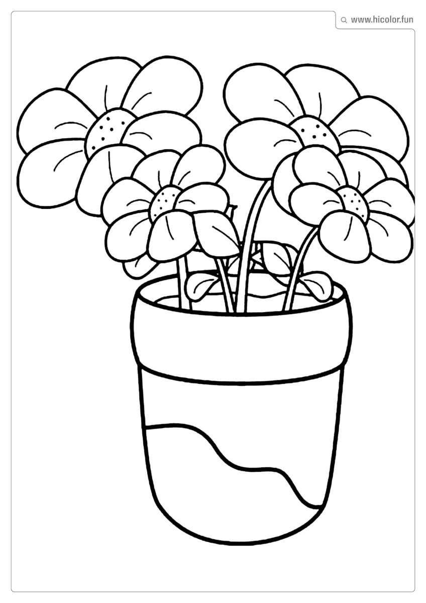 DESENHO DE FLOR PARA COLORIR MARGARIDAS FOFAS PARA IMPRIMIR