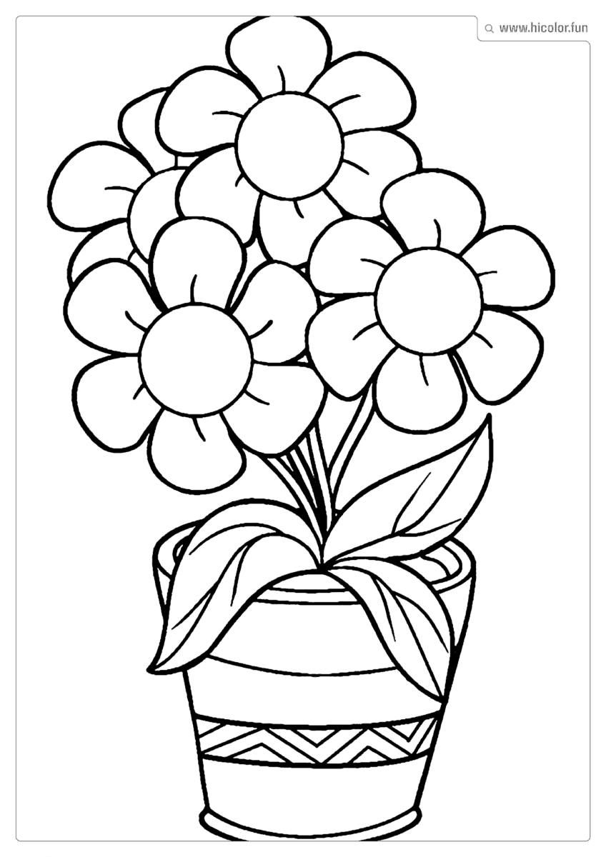 DESENHO DE FLOR PARA COLORIR MARGARIDAS PARA IMPRIMIR