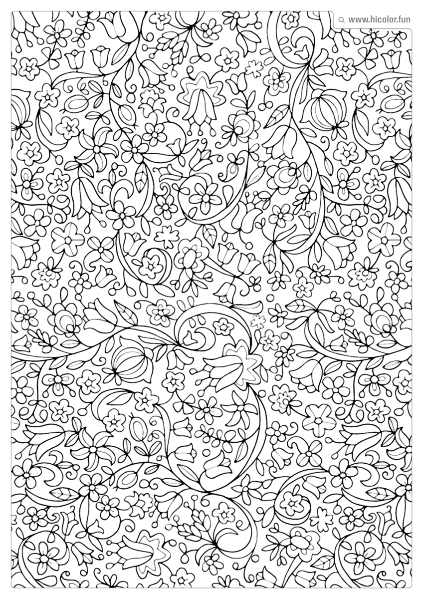 DESENHO DE FLOR PARA COLORIR VáRIAS FLORES VIVAS PARA IMPRIMIR