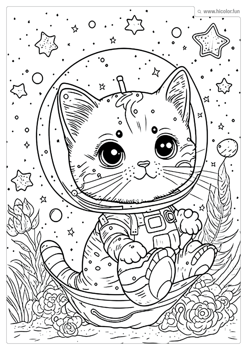 DESENHO DE GATINHA PARA IMPRIMIR