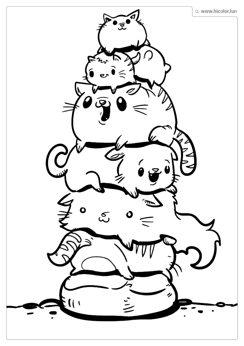 DESENHO DE GATINHO DE PINTAR