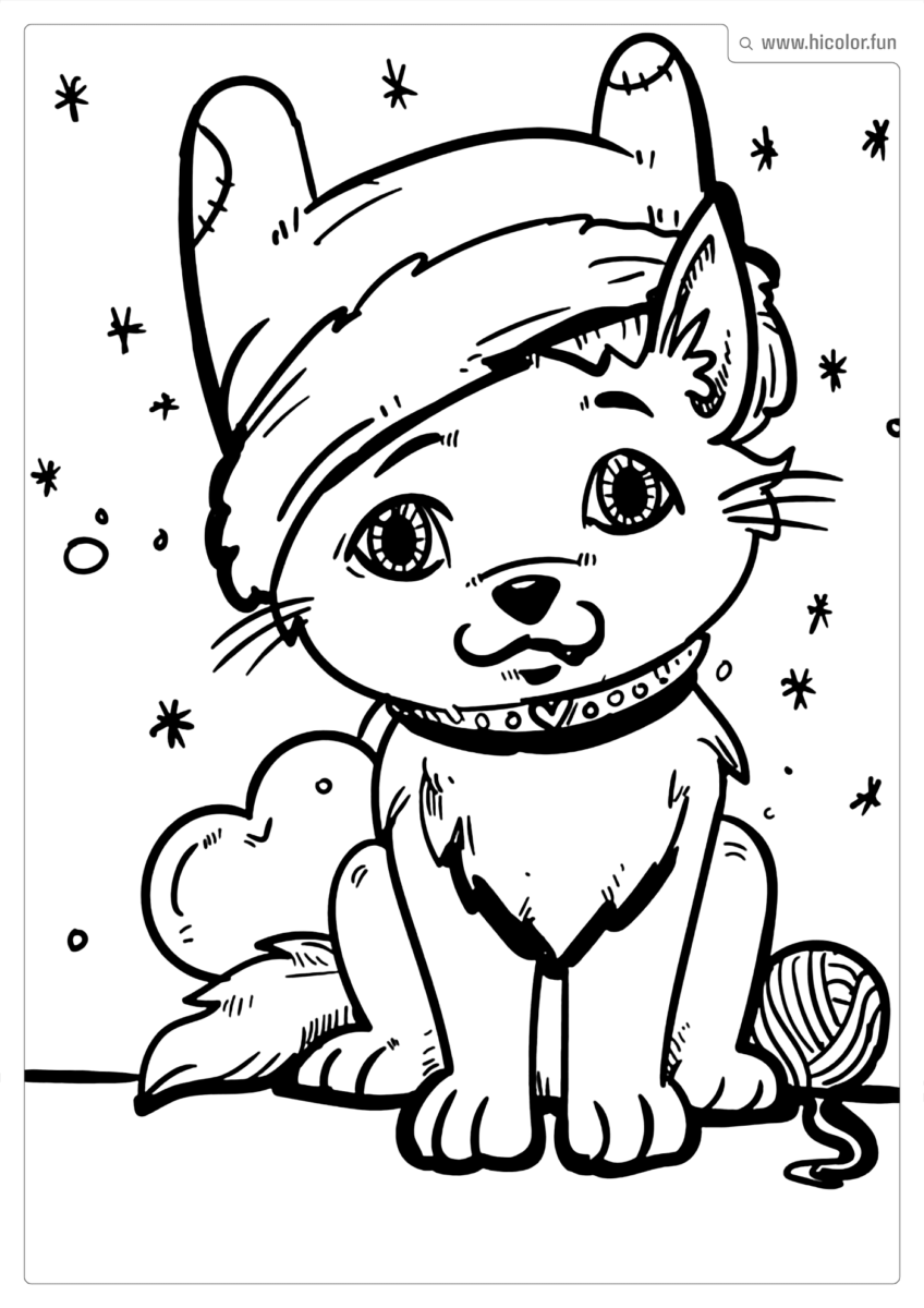 DESENHO DE GATOPARA COLORIR