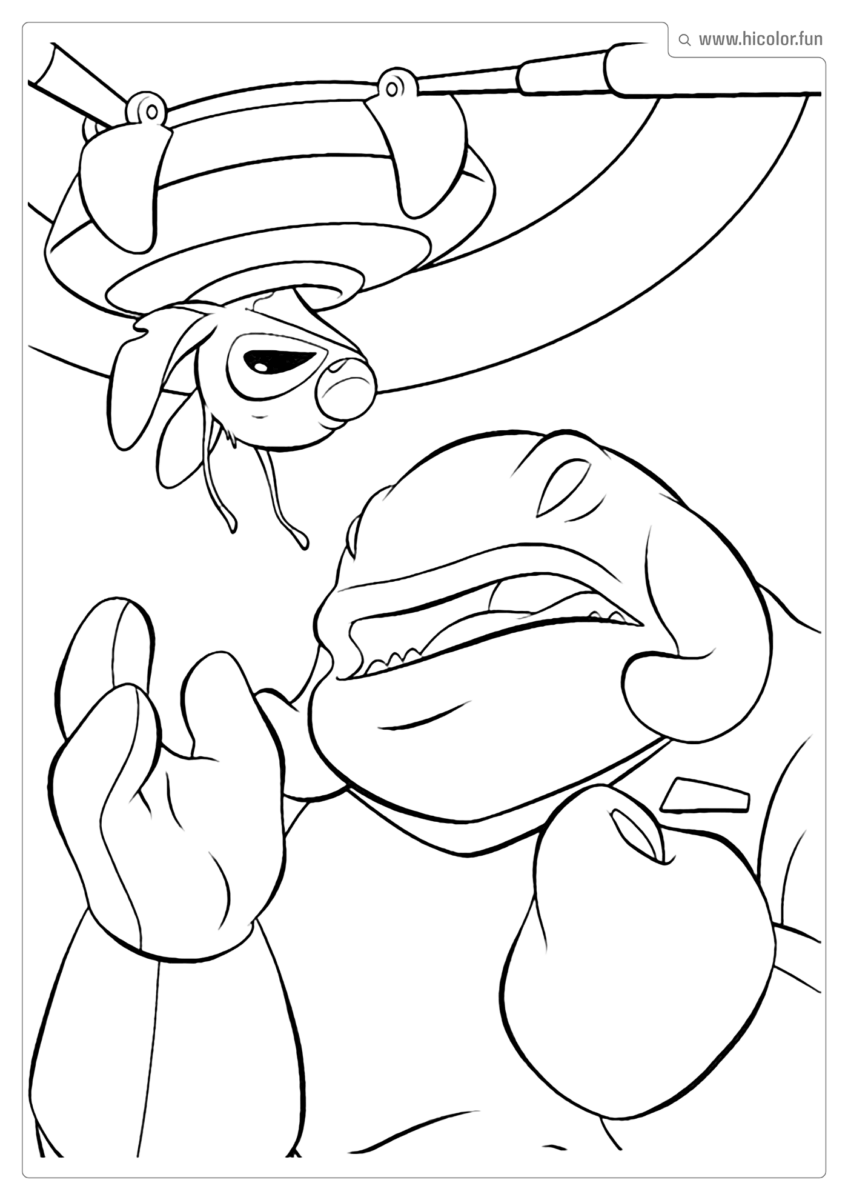 DESENHO DE IMPRIMIR STITCH