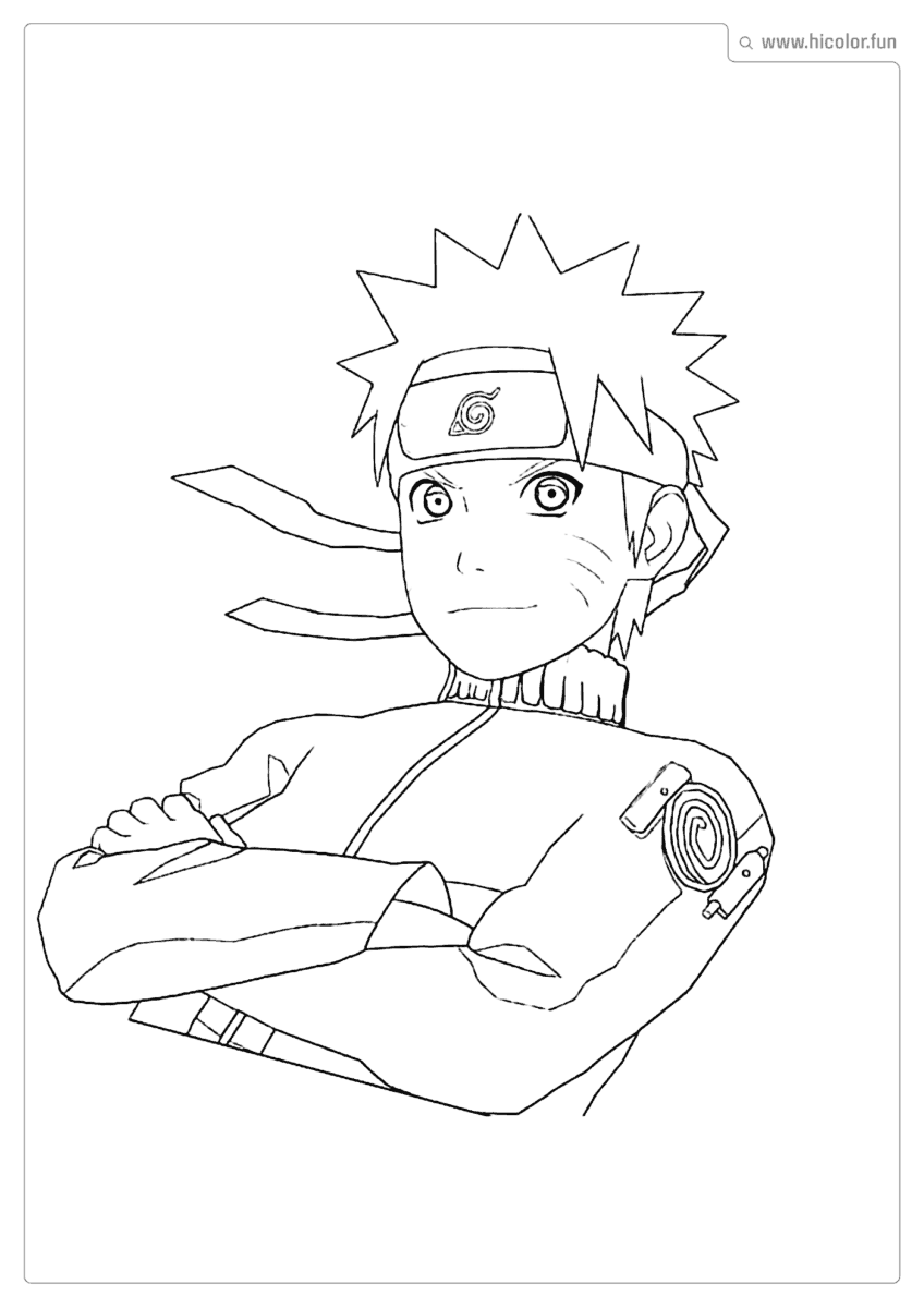 DESENHO DE NARUTO PARA IMPRIMIR
