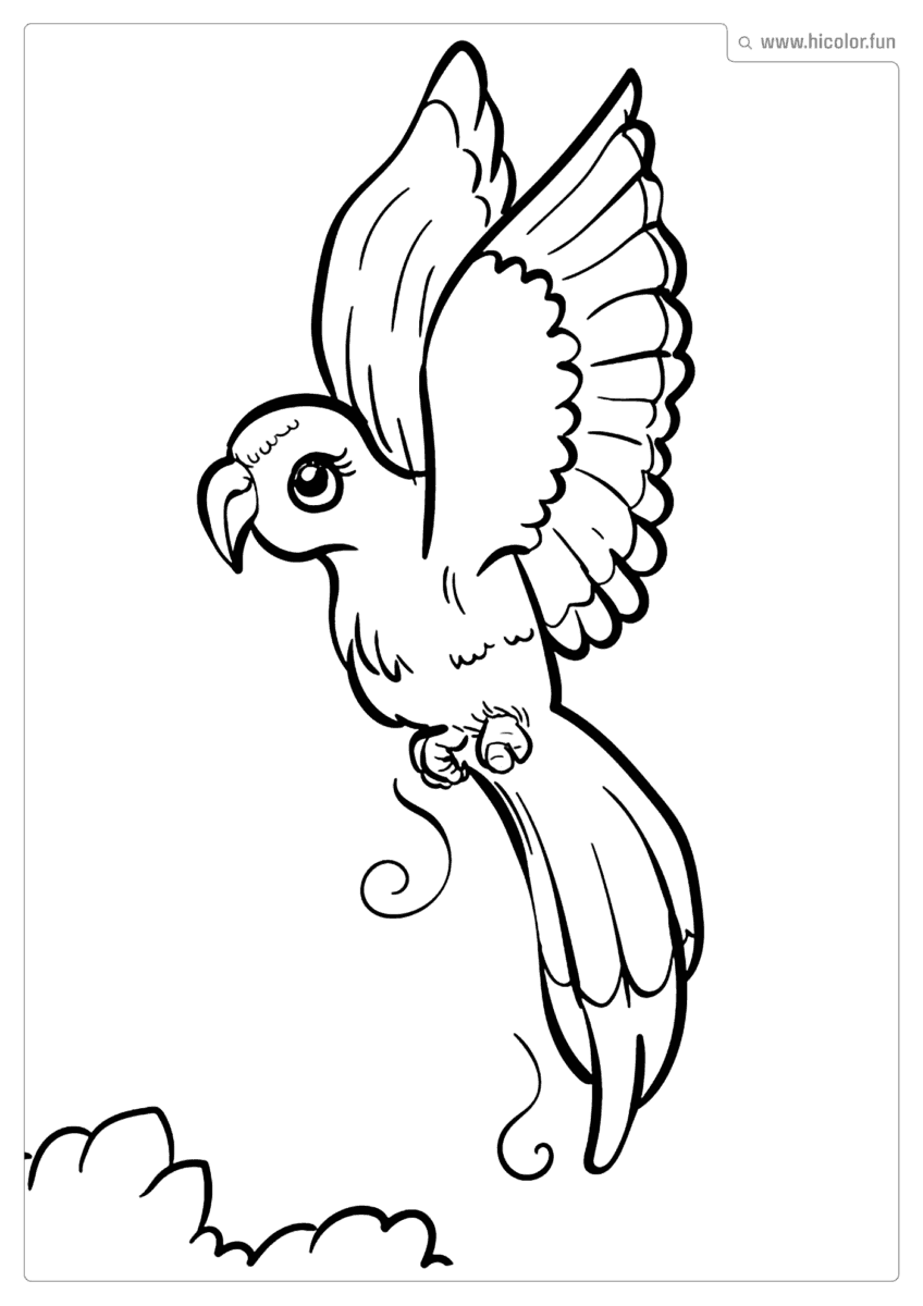 DESENHO DE PASSARO PARA PINTAR