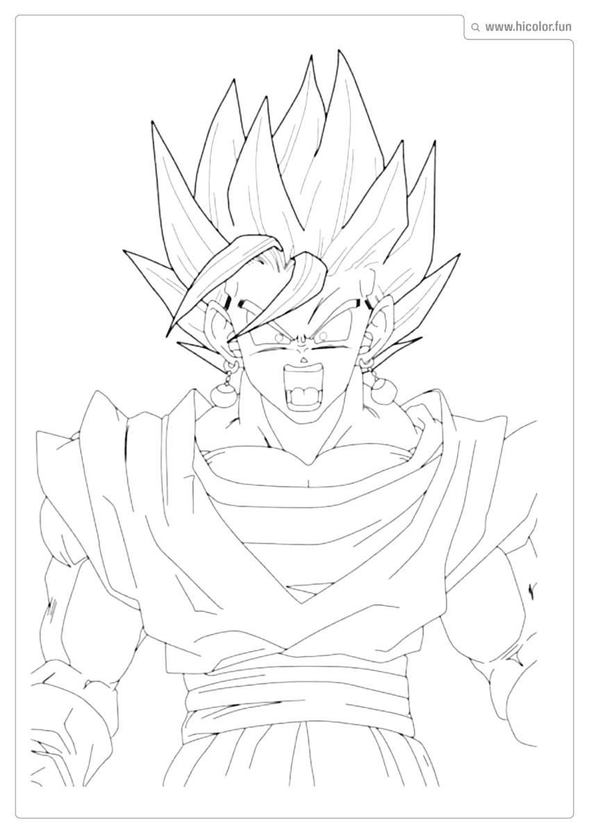 DESENHO DE PINTAR DO DRAGON BALL Z