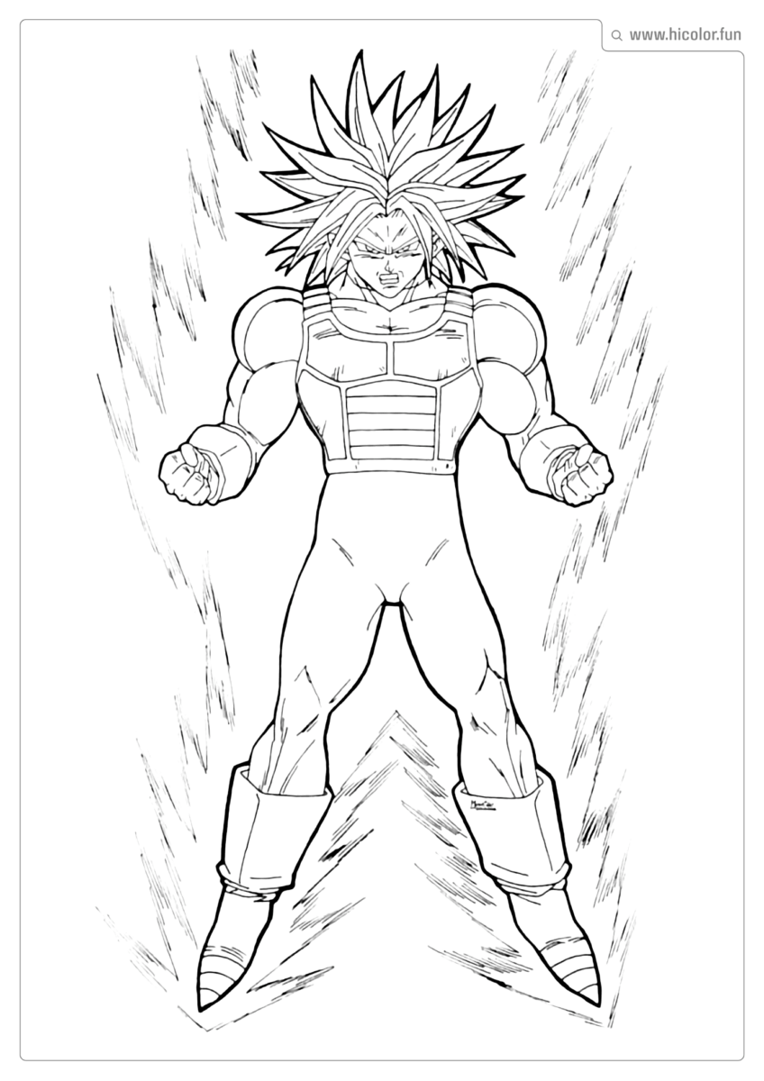 DESENHO DE PINTAR DO DRAGON BALL